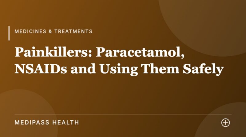 Painkillers: Paracetamol, NSAIDs and Using Them Safely - Medipass Health